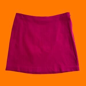 00's vintage dark pink y2k bodycon micro mini skirt Size 1/2 express
